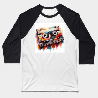 Retro music cassette Baseball T-Shirt